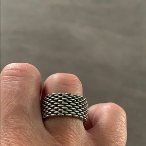 Tiffany’s sterling silver mesh ring